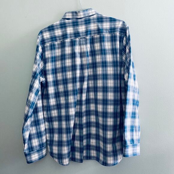 Orton Brothers blue plaid long sleeve button down - Picture 3 of 7